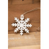 Schneeflocke aus Holz