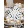 Adventskranz Schneeflocke