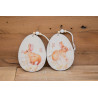Holzeihänger mit Hase - Set
