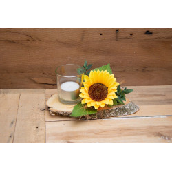 Teelicht Sonnenblume