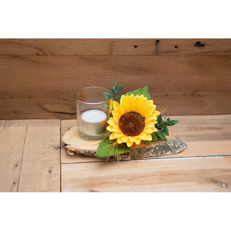 Teelicht Sonnenblume
