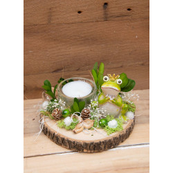 Teelicht Froschkönig