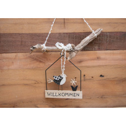 Vögel Willkommen Schwemmholz