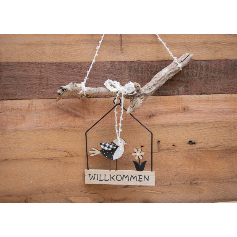Vögel Willkommen Schwemmholz