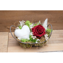 Rosenkörbli mit Herz