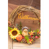 Türkranz Igel und Sonnenblume