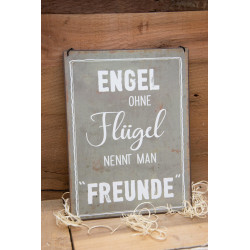 Spruchschild "Freunde"