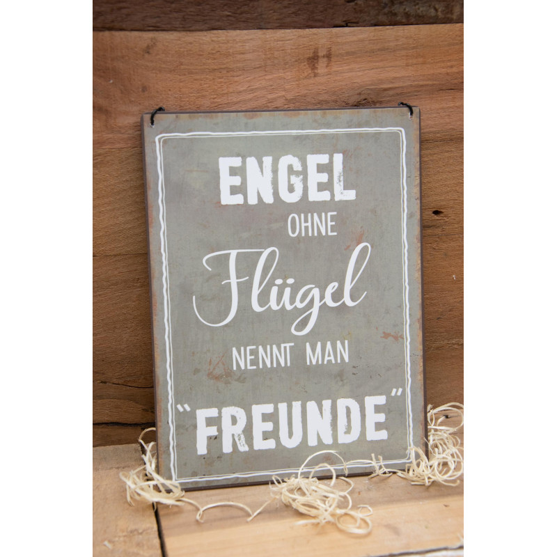 Spruchschild "Freunde"