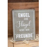 Spruchschild "Freunde"