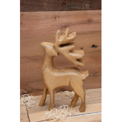 Rentier aus Holz