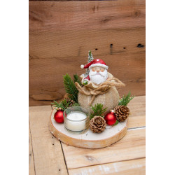 Nikolaus im Sack Teelichtdeko