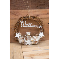 Türkranz Weihnachtskatze