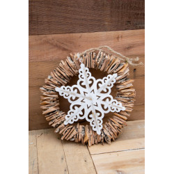 Türkranz Birke Schneeflocke