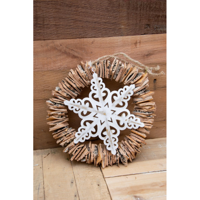 Türkranz Birke Schneeflocke