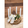 Adventskranz grosser Zapfen LED