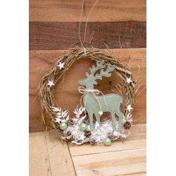 Türkranz Rentier grün