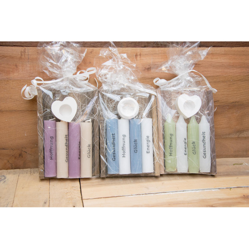 Geschenkset "Glück, Hoffnung, Gesundheit, Energie"