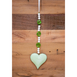 Girlande grünes Herz
