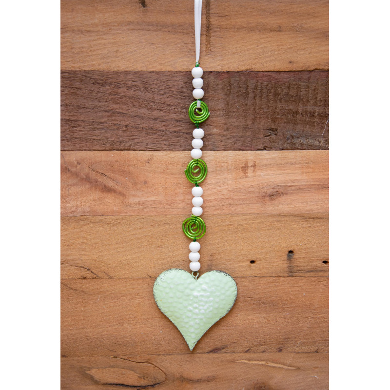 Girlande grünes Herz