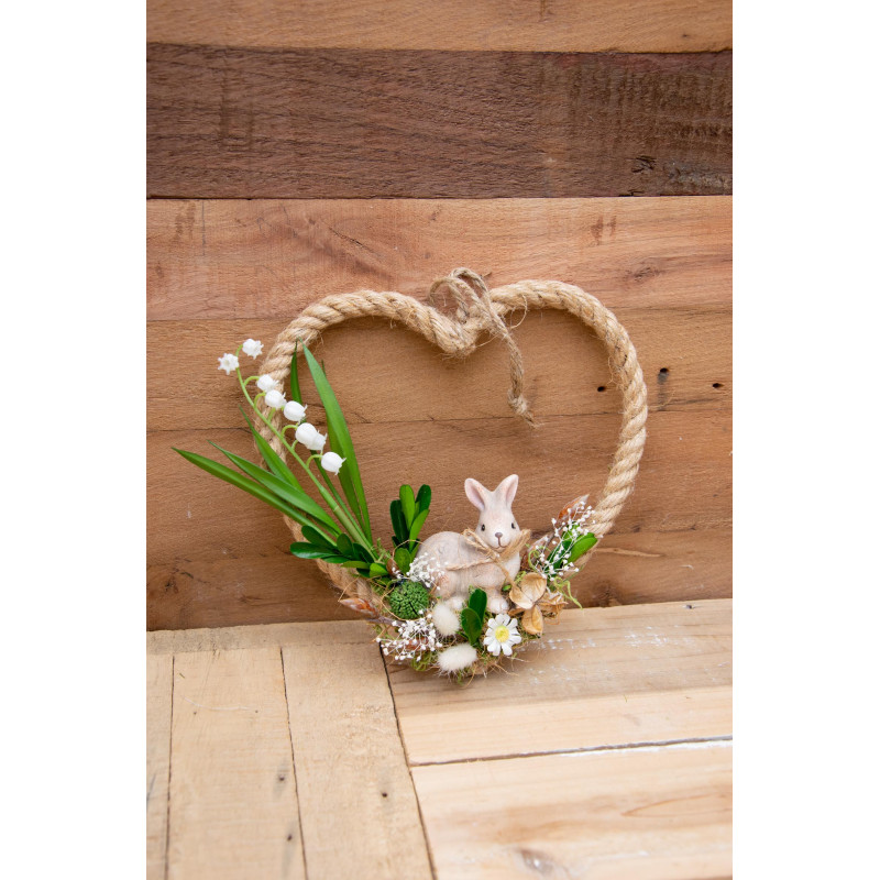 Türdeko Herz und Häsli