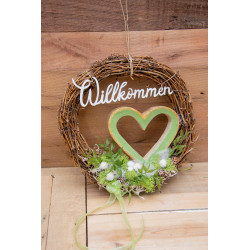 Türkranz Mangoherz grün