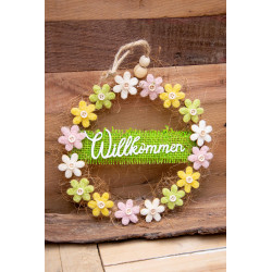 Türkranz bunte Blüten