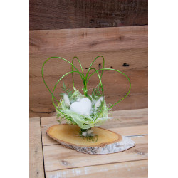 Herzdeko Baumscheibe