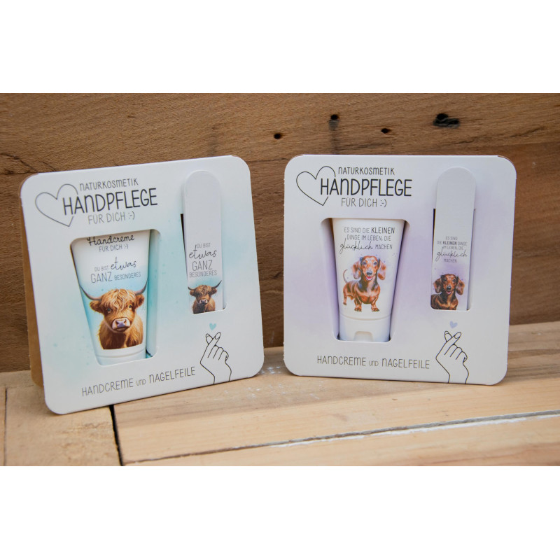Geschenkset Handcreme mit Spruch