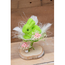 Hase im Draht-Nest, 4 Farben zur Wahl