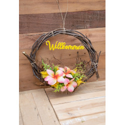 Türkranz Frangipani Willkommen