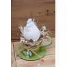 Osterdeko Huhn in Tasse