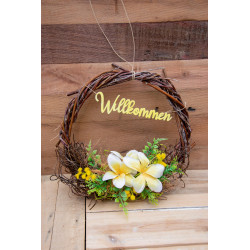 Türkranz Frangipani gelb