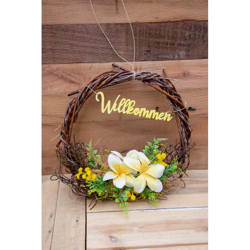 Türkranz Frangipani gelb