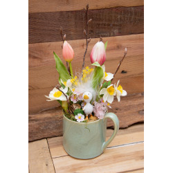 Frühlingstasse mit Küken