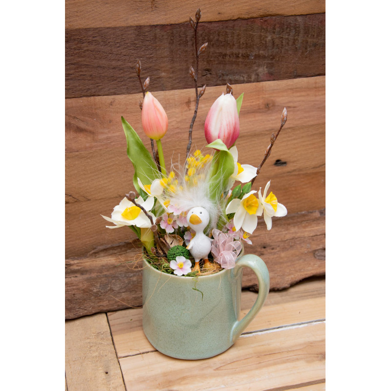 Frühlingstasse mit Küken