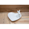 Herzschale mit Hase