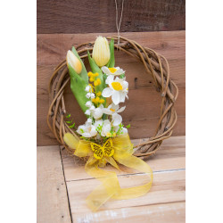 Türkranz Tulpenstrauss gelb