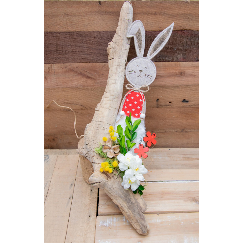 Türdeko Schwemmholz Hase