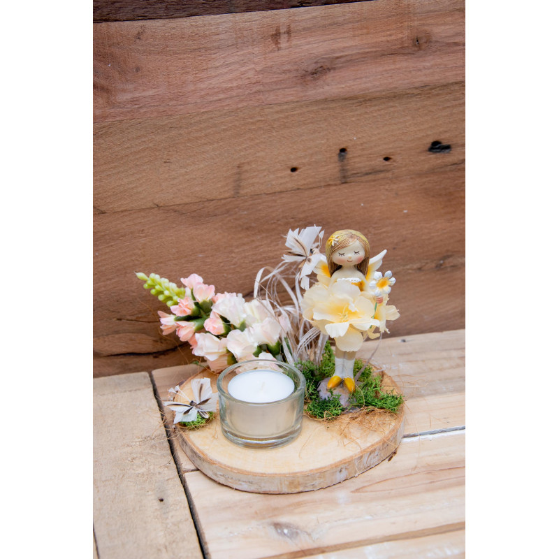 Teelicht Blumenfee