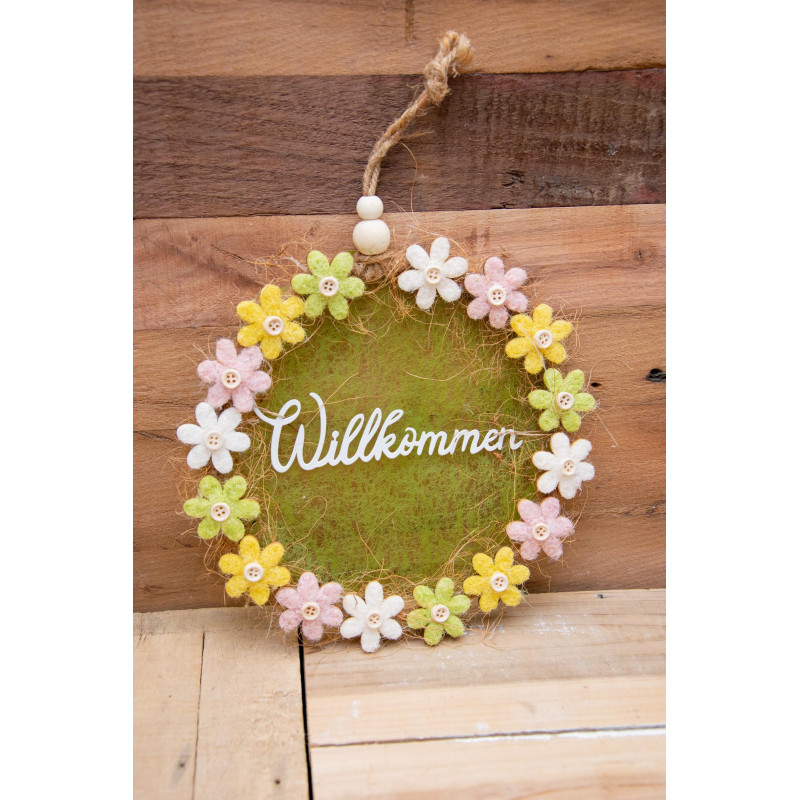 Türkranz bunte Blüten