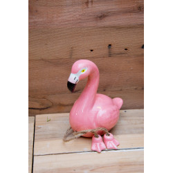 Flamingo aus Keramik