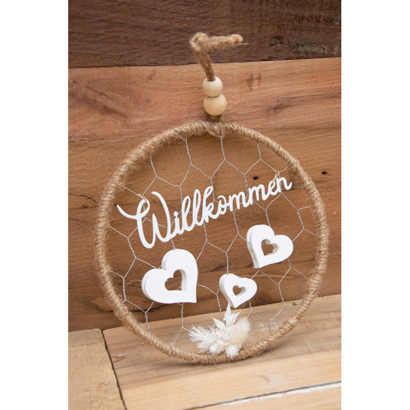 Türkranz Willkommen Herzen