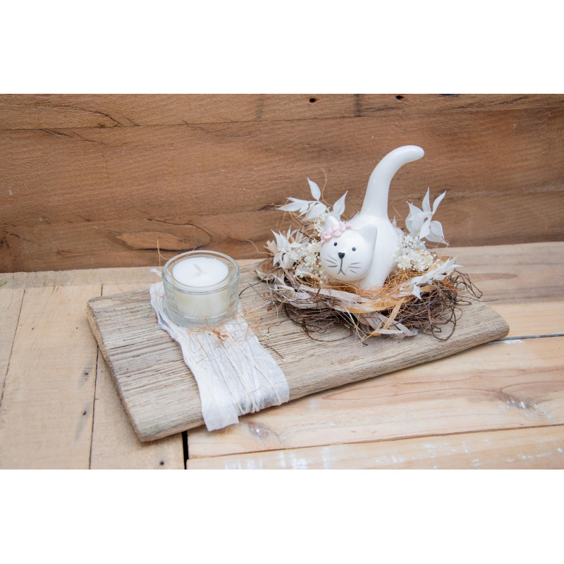 Büsi Teelicht Schwemmholz