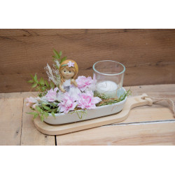 Windlicht Blumenkind Schale