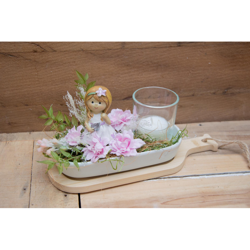 Windlicht Blumenkind Schale