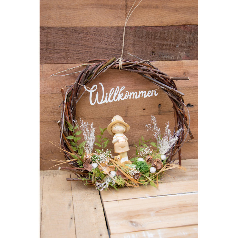 Türkranz Kind mit Hund