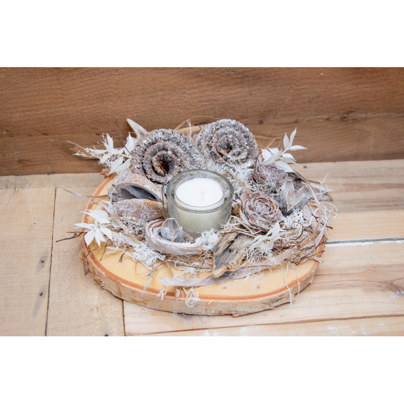 Tischdeko Naturmaterialien