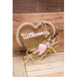 Türdeko Herz mit Herz