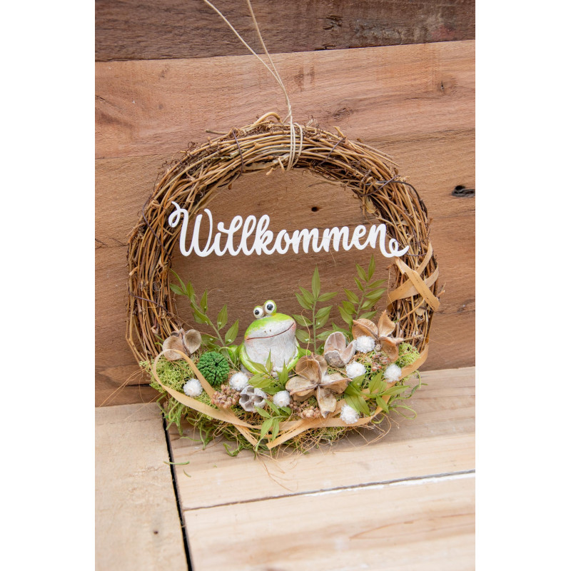 Türkranz frecher Frosch