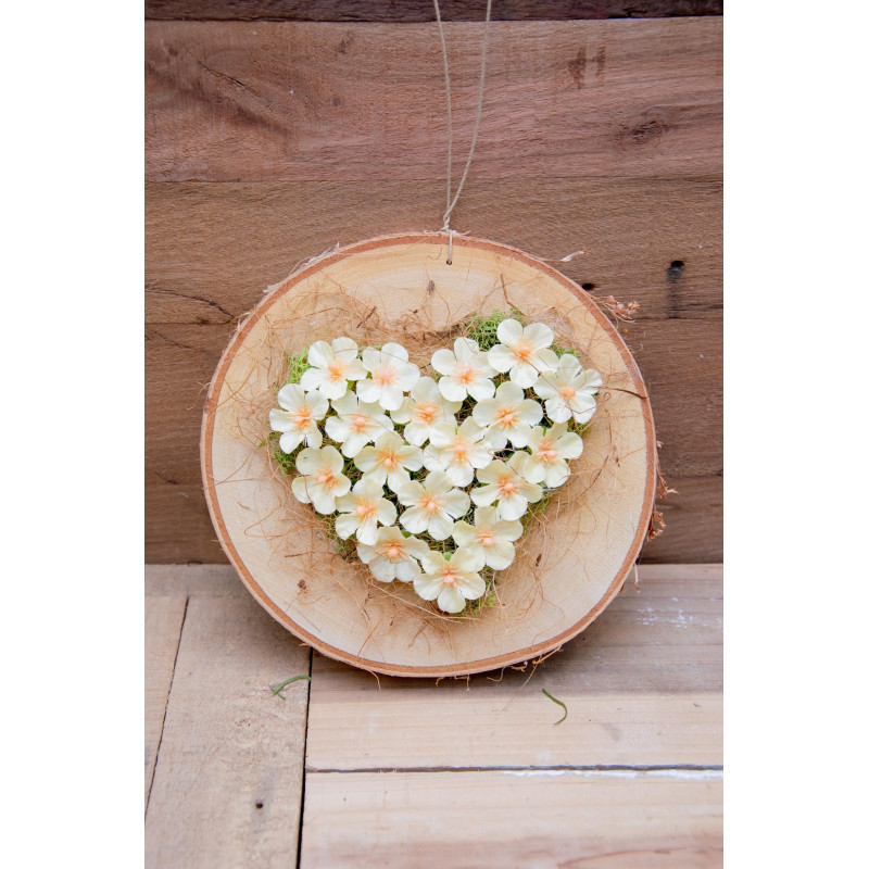 Baumscheibe Blütenherz